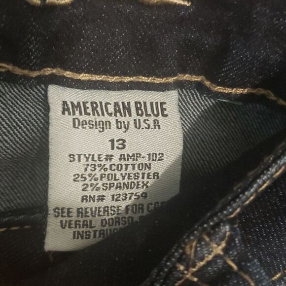 Jeans American Blue juniors size 13 - Picture 3 of 5